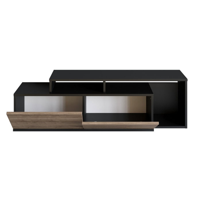 Hanah Home Nexera Soporte de TV Negro y Nogal